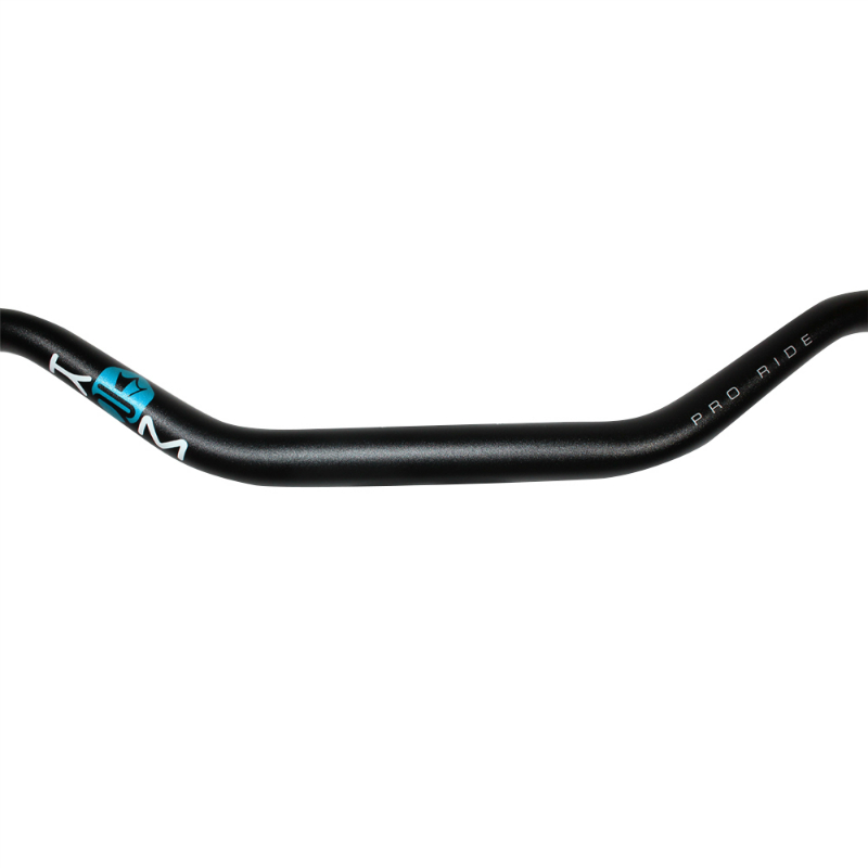 Guidon KRM Pro Ride Oversize 28,6 mm Alu Noir-Bleu Turquoise avec Mousse - vue 2