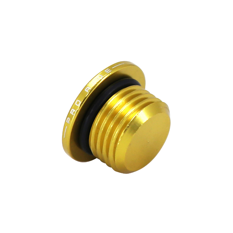 Bouchon d'huile boîte KRM Pro Ride aluminium CNC or Derbi 50 Senda - vue 2