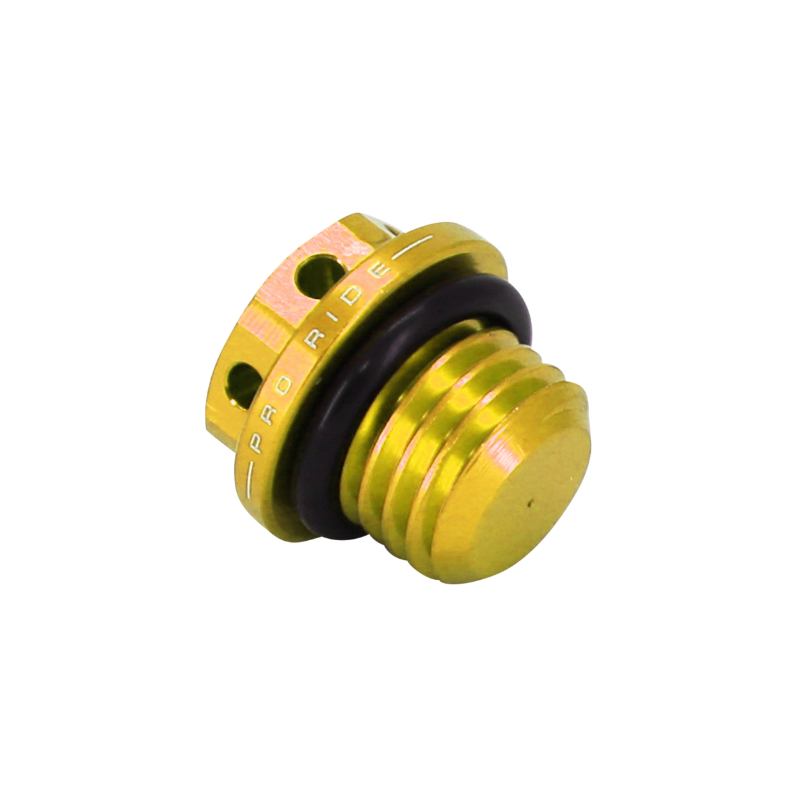 Bouchon d'huile 50 a boite Krm Pro Ride pour minarelli 50 AM6-BETA 50 rr-rieju 50 mrt-sherco 50 SM-R, se-r alu CNC or - vue 2
