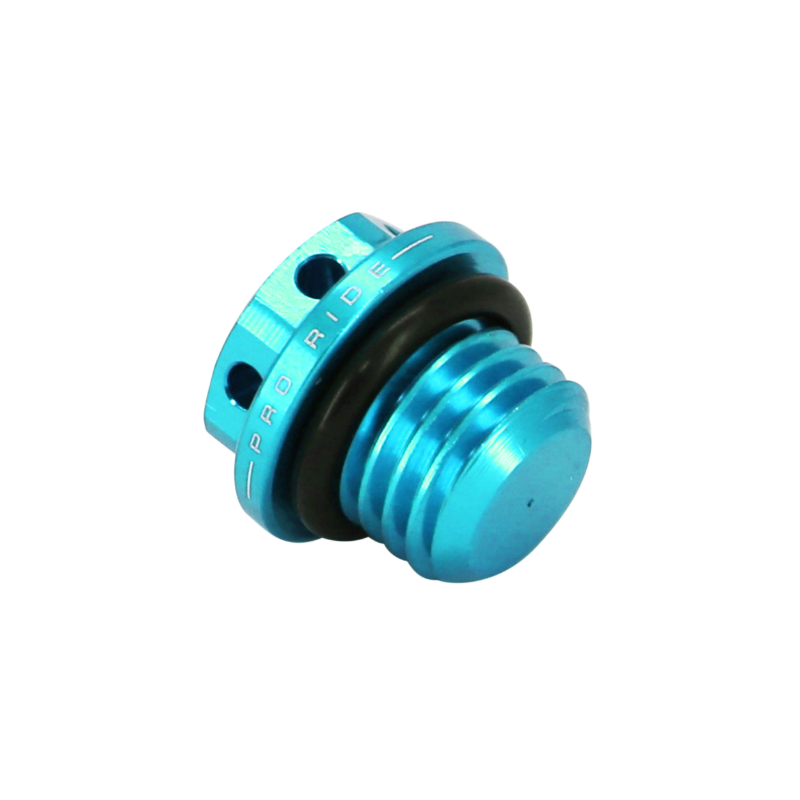 Bouchon d'huile 50 a boite Krm Pro Ride pour minarelli 50 AM6-BETA 50 rr-rieju 50 mrt-sherco 50 SM-R, se-r alu CNC bleu turquoise - vue 2
