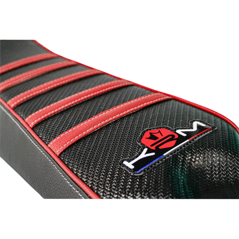 Couvre-housse de selle KRM Pro Ride pour Sherco 50 SE-R, SM-R 2013+ noir-rouge - vue 2