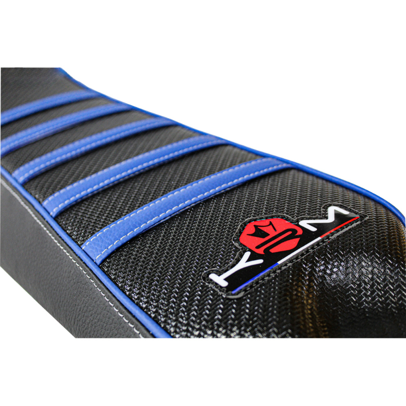 Couvre-housse de selle KRM Pro Ride pour Sherco 50 SE-R, SM-R 2013+ noir-bleu - vue 2