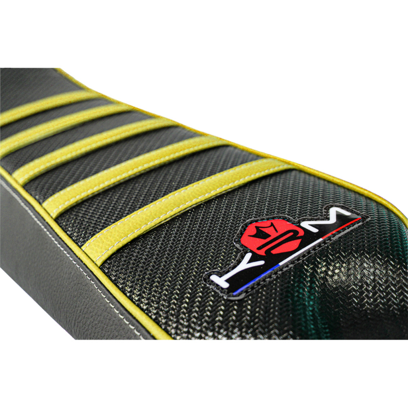 Couvre-housse de selle KRM Pro Ride pour Sherco 50 SE-R, SM-R 2013+ noir-jaune - vue 2