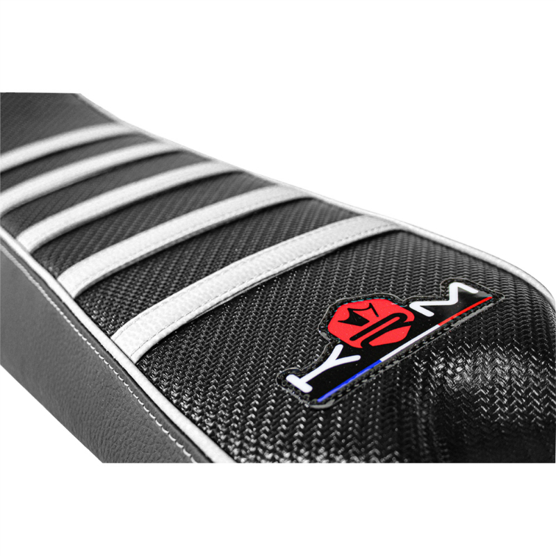 Couvre-selle KRM Pro Ride pour Sherco 50 SE-R, SM-R 2013+ noir-blanc - vue 2