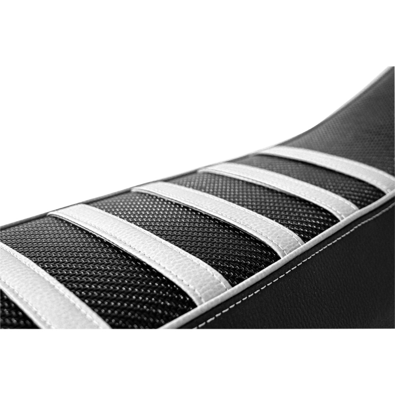 Couvre-selle KRM Pro Ride pour Sherco 50 SE-R, SM-R 2013+ noir-blanc - vue 3