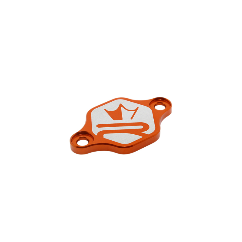 Obturateur pompe à huile KRM Pro Ride aluminium CNC orange Minarelli 50 AM6 Derbi 50 Senda - vue 2