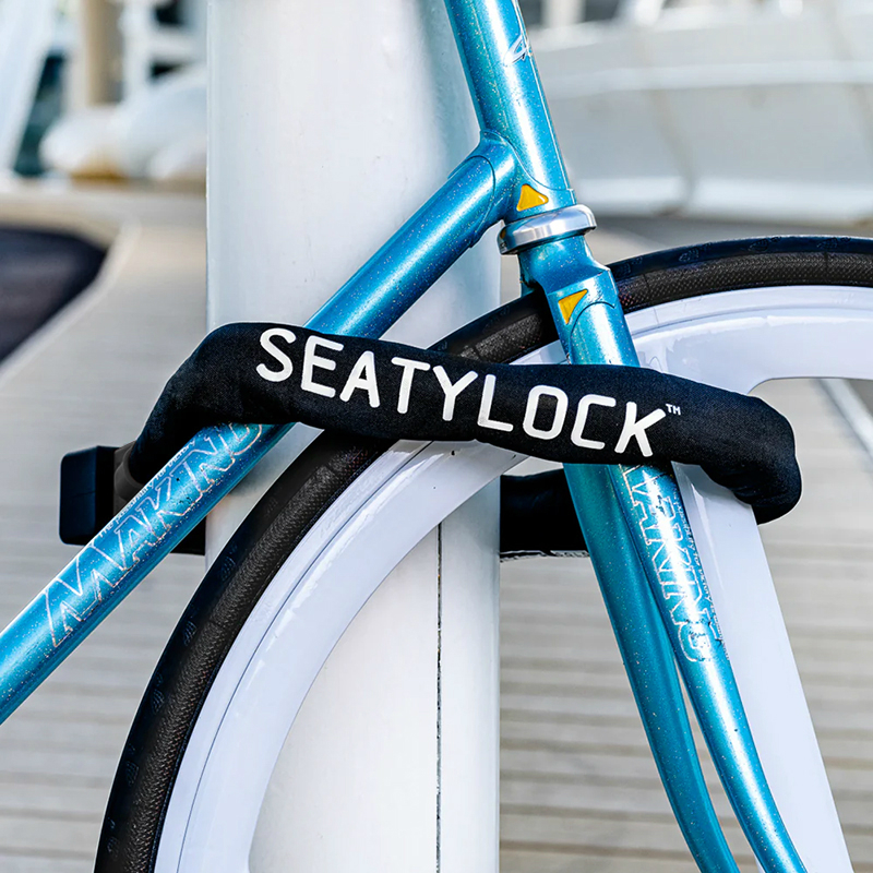 Antivol vélo chaîne à clé Seatylock Viking Gold maillons 10 mm 110 cm homologué Sold Secure Gold et FUB 2 étoiles - vue 7