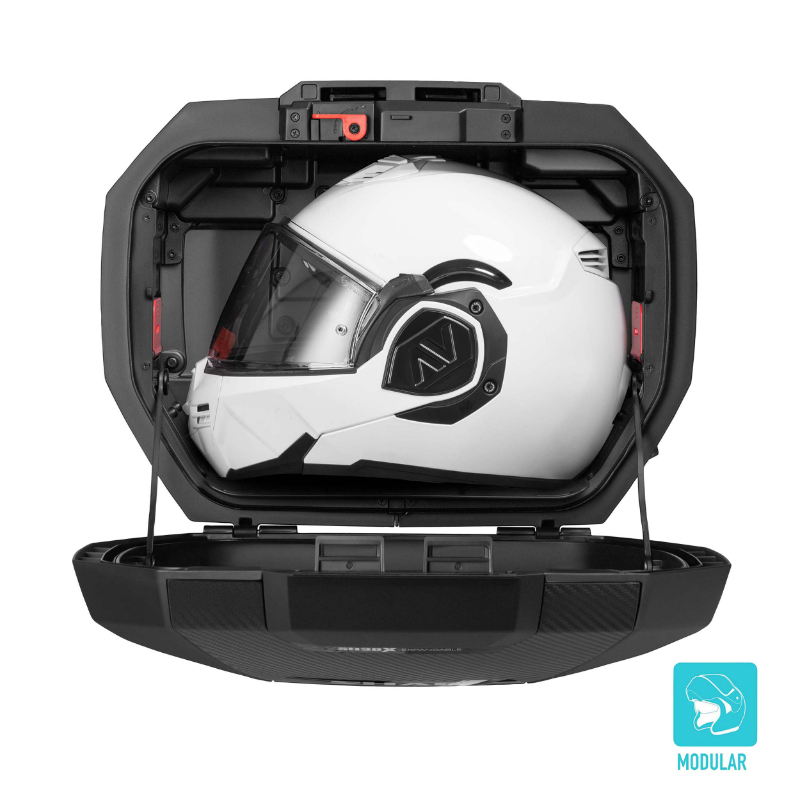 VALISE LATERALE-SIDE-CASE SHAD SH38X EXPANDABLE 38L NOIR-CARBONE (fixation 3P, 4P SYSTEM vendue séparément) (D0B36200) (PAIRE) - vue 3