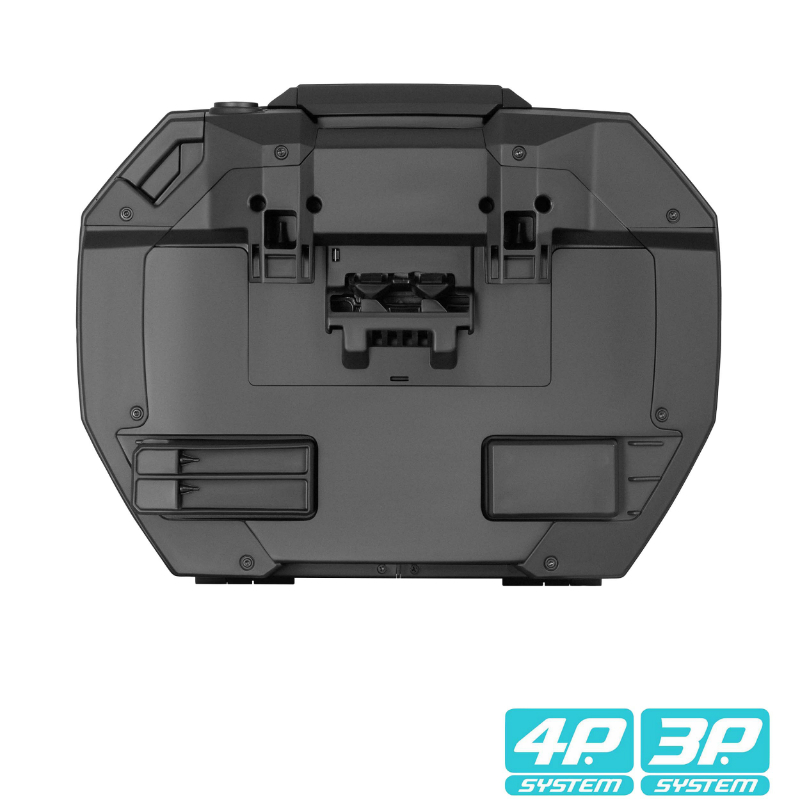 VALISE LATERALE-SIDE-CASE SHAD SH38X EXPANDABLE 38L NOIR-CARBONE (fixation 3P, 4P SYSTEM vendue séparément) (D0B36200) (PAIRE) - vue 4