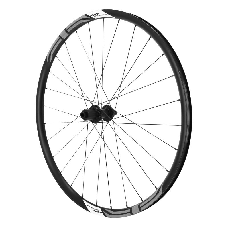 Roues gravel disque 700 Fir galaxium centerlock noir cassette shimano SH 12-11-10V axe traversant 12-100 et 12-142 hauteur-profil 26 MM (paire) - tubeless ready - vue 2