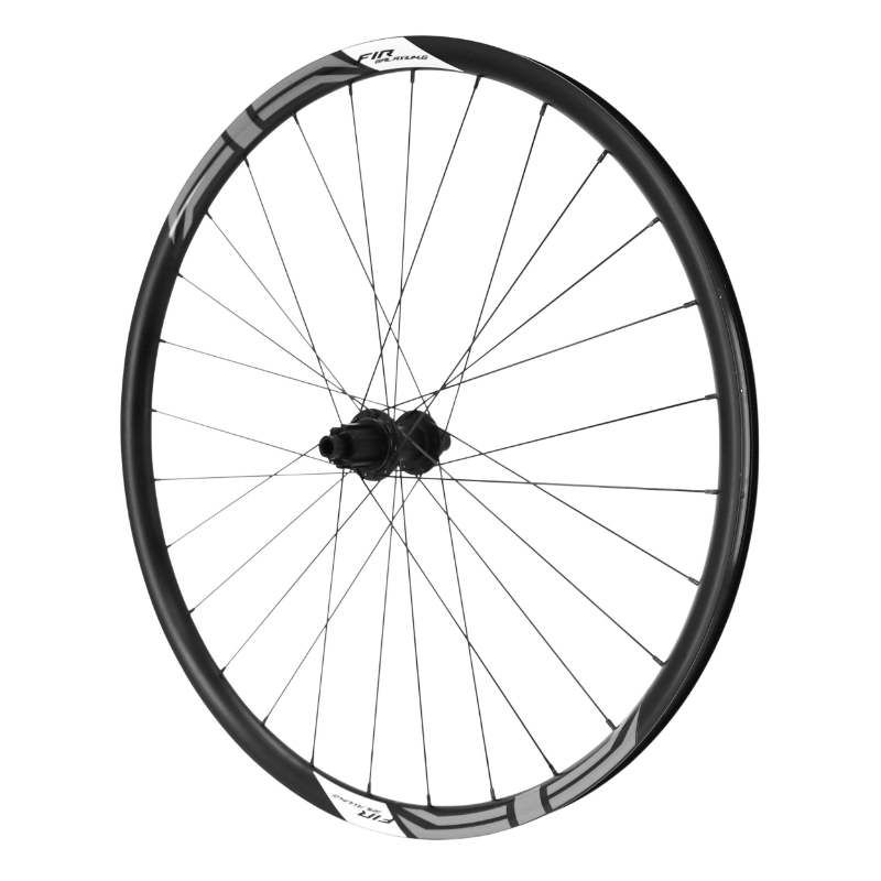 Roues gravel disque 700 Fir Galaxium Centerlock noir cassette Campagnolo Ekar 13V axe traversant 12-100 et 12-142 hauteur-profil 26 mm (paire) tubeless ready - vue 2