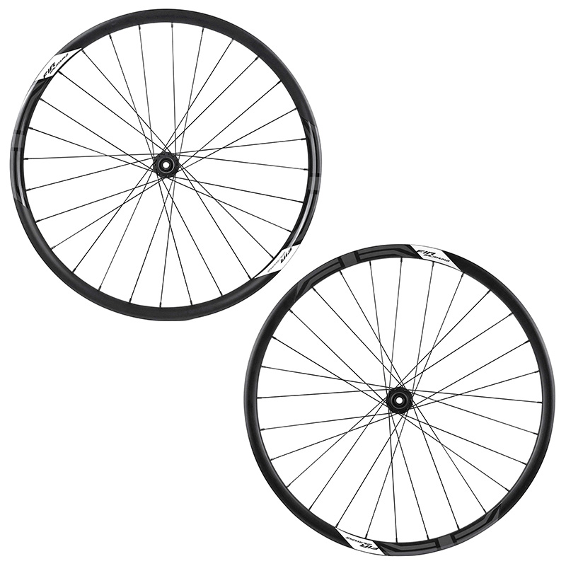 Roues gravel disque 700 Fir Galaxium Centerlock noir cassette Shimano Microspline 12V axe traversant 12-100 et 12-142 hauteur-profil 26 mm (paire) tubeless ready - vue 2