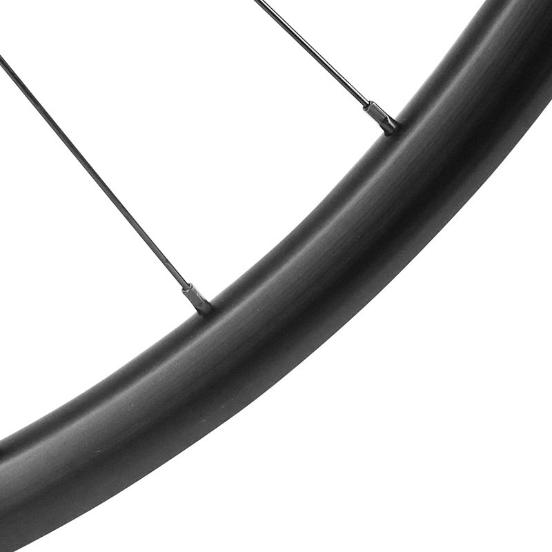 Roues gravel disque 700 Fir Galaxium Centerlock noir cassette Shimano Microspline 12V axe traversant 12-100 et 12-142 hauteur-profil 26 mm (paire) tubeless ready - vue 5