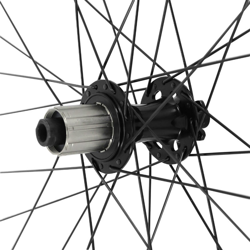 Roues VTT disque 29" Fir Galaxium E.Bike disque 6 trous noir cassette Shimano SH 12-11-10-9v axe traversant 15-110 et 12-148 hauteur-profil 21 mm (paire) tubeless ready - vue 4