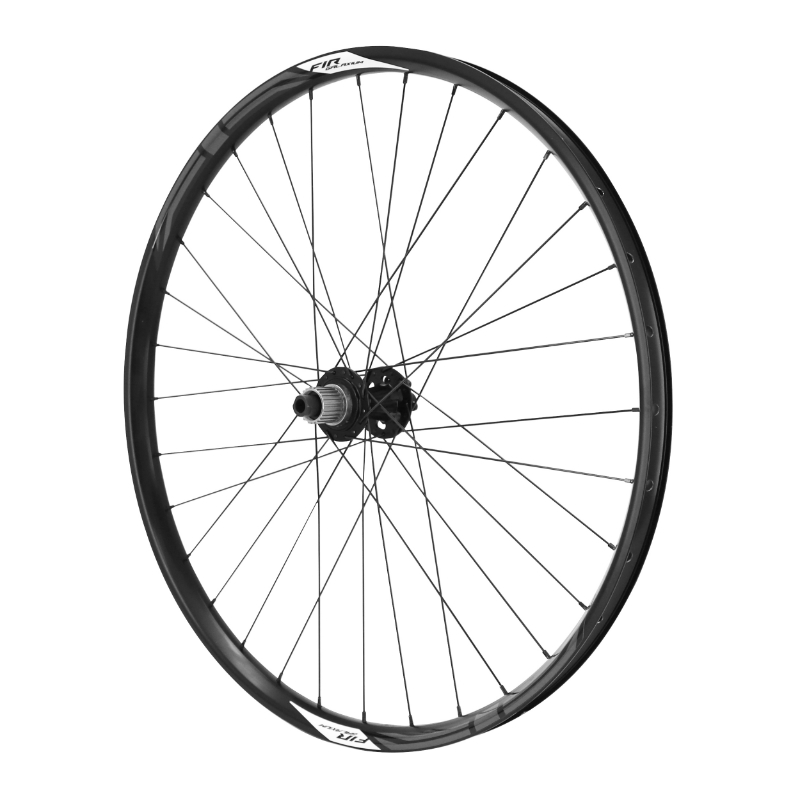 Roues VTT disque 29" Fir Galaxium e.bike disque 6 trous noir cassette Shimano Microspline 12V axe traversant 15-110 et 12-148 hauteur-profil 21 mm (paire) tubeless ready VAE - vue 2