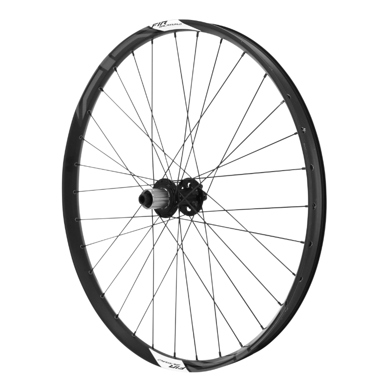 Roues VTT disque 27,5" Fir Galaxium e.bike 6 trous noir cassette Shimano SH 12-11-10-9v axe traversant 15-110 et 12-148 hauteur-profil 21 mm (paire) tubeless ready VAE - vue 2