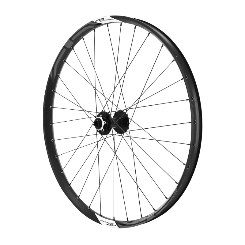 Roues VTT disque 27,5" Fir Galaxium e.bike 6 trous noir cassette Shimano SH 12-11-10-9v axe traversant 15-110 et 12-148 hauteur-profil 21 mm (paire) tubeless ready VAE - vue 3