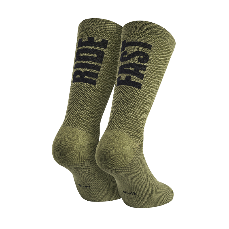 Chaussettes Gist Ride Fast été vert 36-39 antibactérien hauteur 22 cm - vue 2