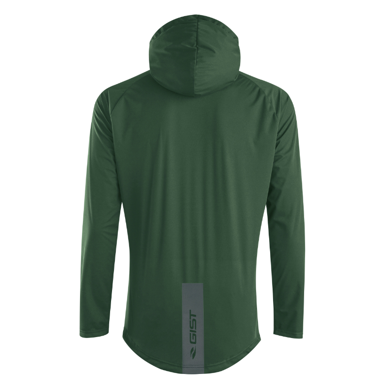 Veste de pluie adulte GIST Micron Waterproof 15 micron avec capuche vert kaki M - vue 2
