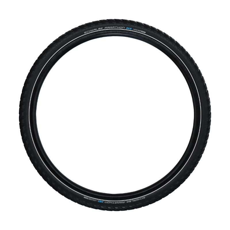 Pneu city 20 x 2.15 schwalbe marathon 365 noir TR (55-406) renfort greenguard 5MM flanc reflex compatible vae - vue 4