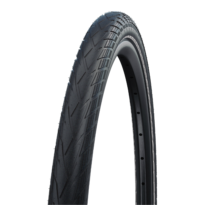 Pneu VTC urbain Schwalbe Energizer 700 x 47 (29 x 1,75) noir TR flanc réflex compatible VAE (47-622)
