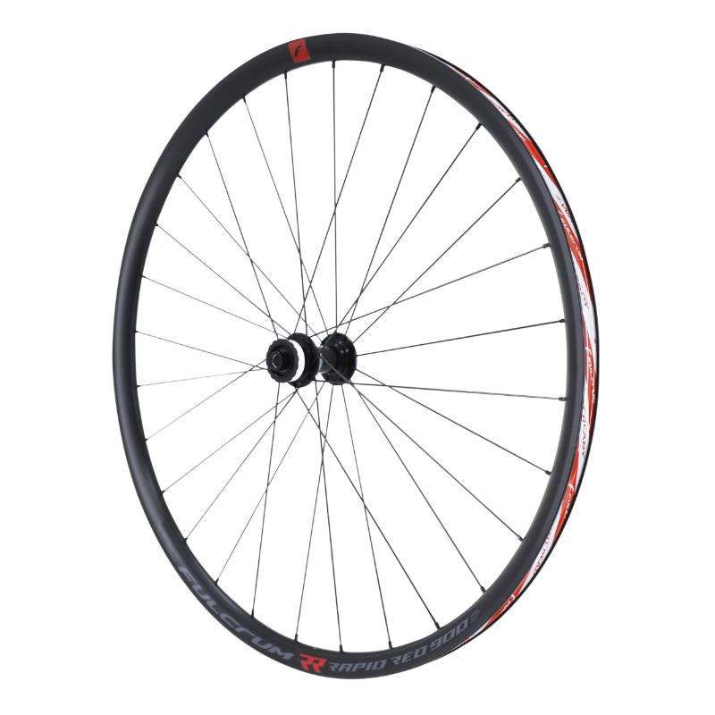 Roues gravel disque 700 Fulcrum Rapid Red 900 tubeless ready noir Centerlock Shimano 11-10V axe traversant 12x100 et 12x142 (paire) - vue 3