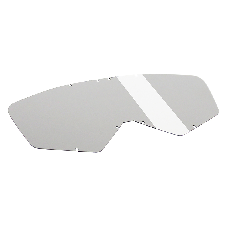 Masque-lunettes cross ADX MX blanc-noir écran transparent anti-rayures homologué EN1938 + écran miroir - vue 7