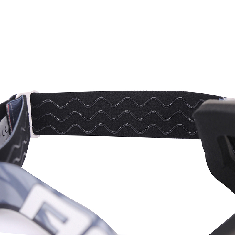 Masque-lunettes cross ADX MX noir-blanc écran transparent anti-rayures homologué EN1938 - vue 4