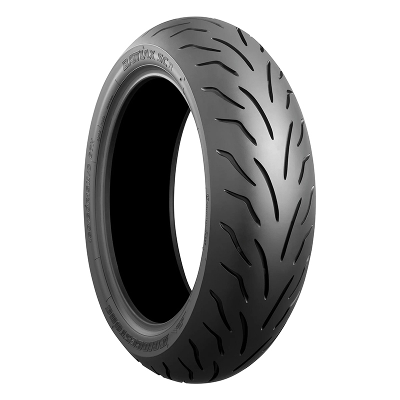 Pneu arrière Bridgestone 130/70-13 63P TL renforcé BAX Scooter SC1R - vue 2