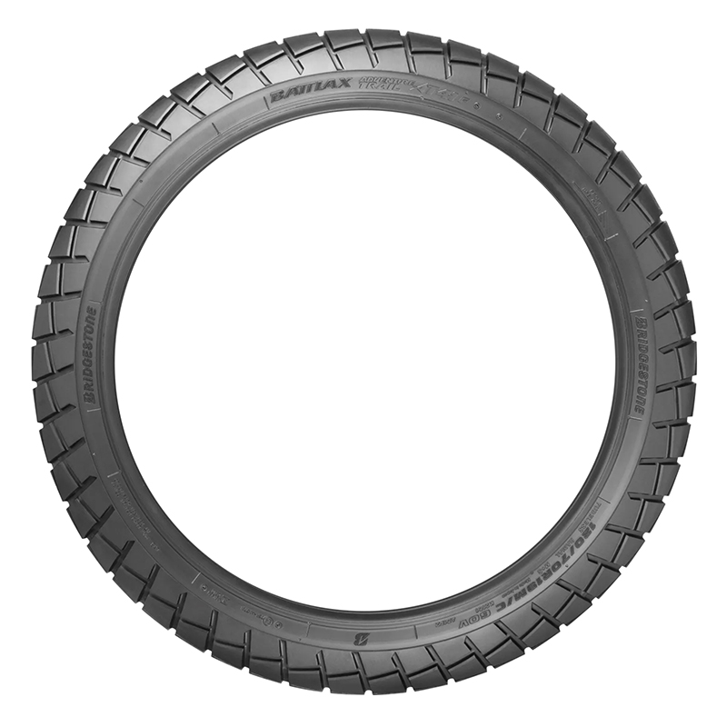 Pneu moto avant Bridgestone Battlax AT41 Adventure Trail 120-70-19 radial TL 60V - vue 3