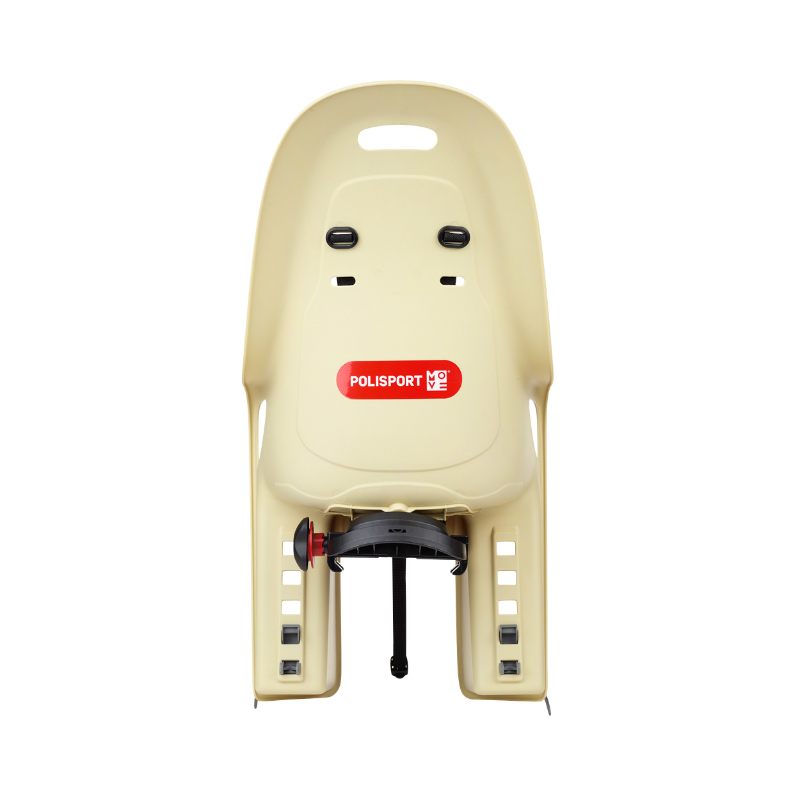 Porte bebe-siege enfant arriere Polisport a fixer sur porte bagage fixation etau koari jaune coussin gris (9 a 22KGS) compatible vae homologue en 14344 en boite individuelle - vue 5