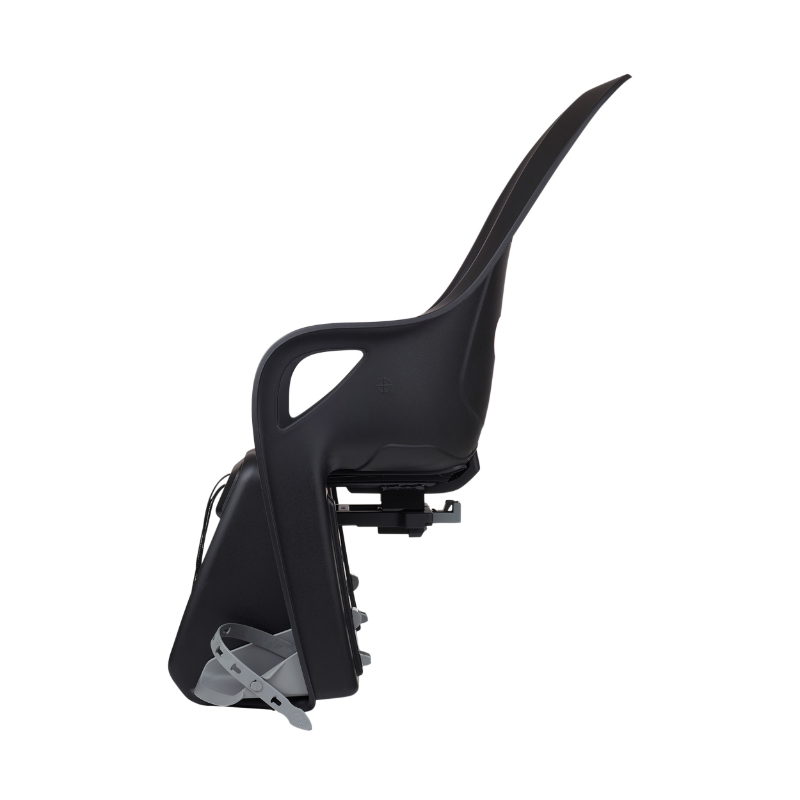 Porte bebe-siege enfant arriere Polisport a fixer sur porte bagage fixation etau koari noir coussin gris pour mik HD (9 a 22KGS) compatible vae homologue en 14344 en boite individuelle - vue 3