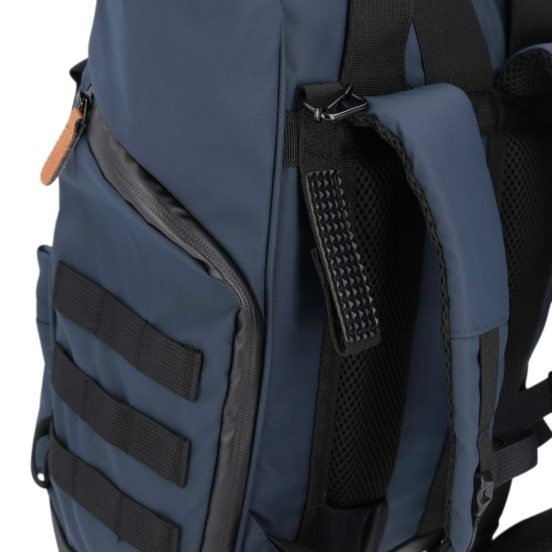 Sacoche arrière vélo Sélection P2R Hapo.G Roll-Top bleu medium convertible sac à dos 53x26x16cm - vue 6