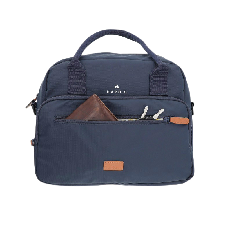 Sacoche arrière vélo Hapo.G Velotaf bleu fixation porte-bagages 28x34x15cm - vue 7