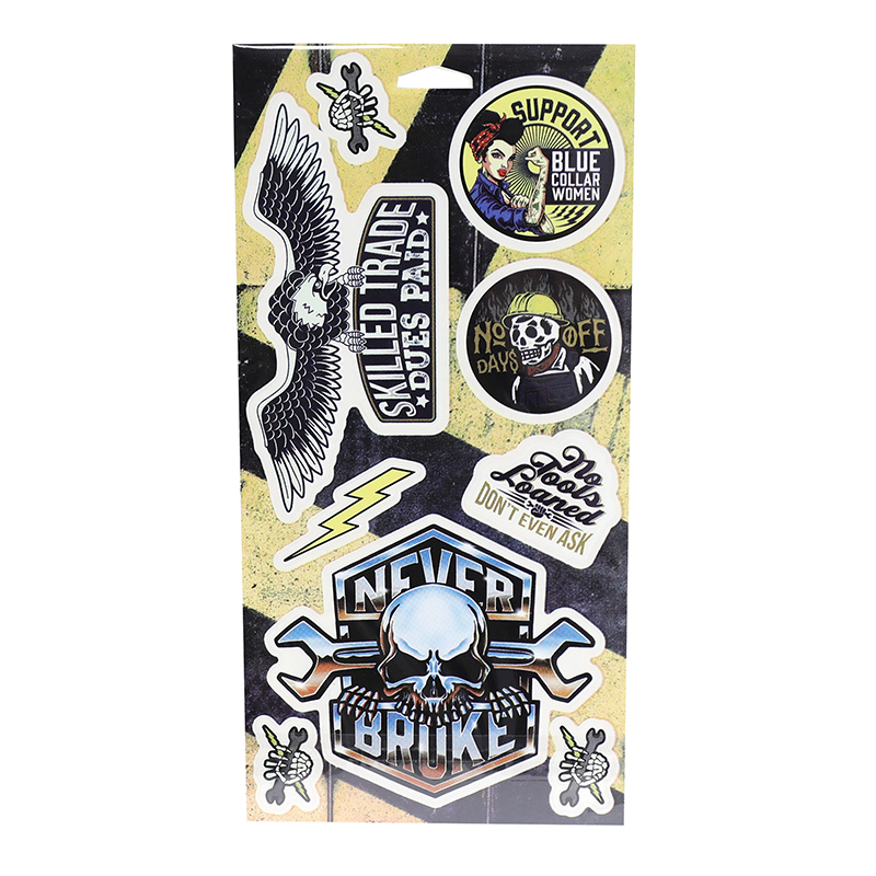 Autocollant Lethal Threat Blue Collar Series 300x150mm - vue 3