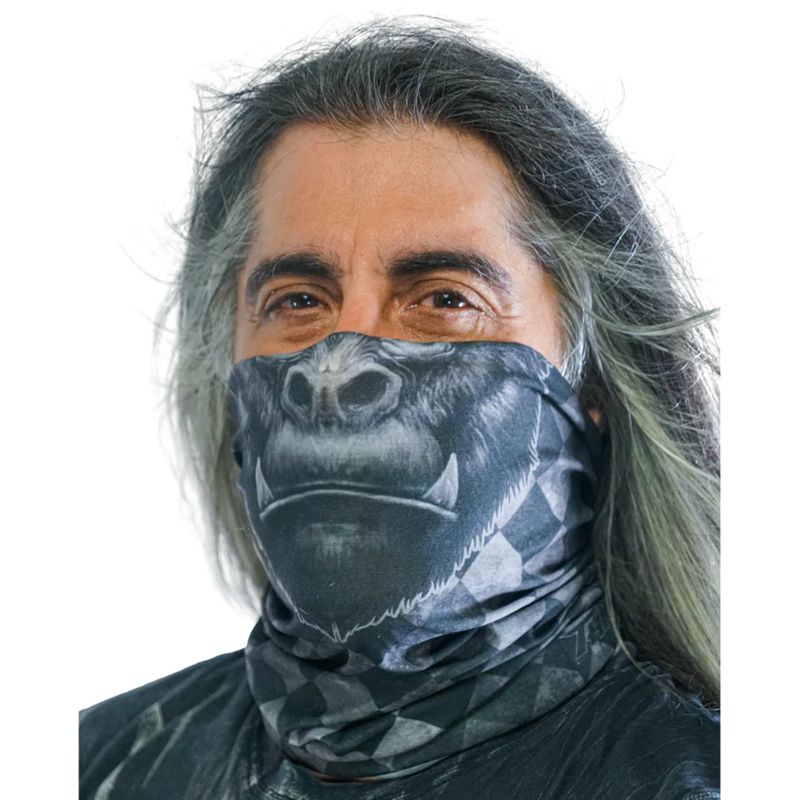 Tour de cou printemps-été Lethal Threat gorilla face - vue 3