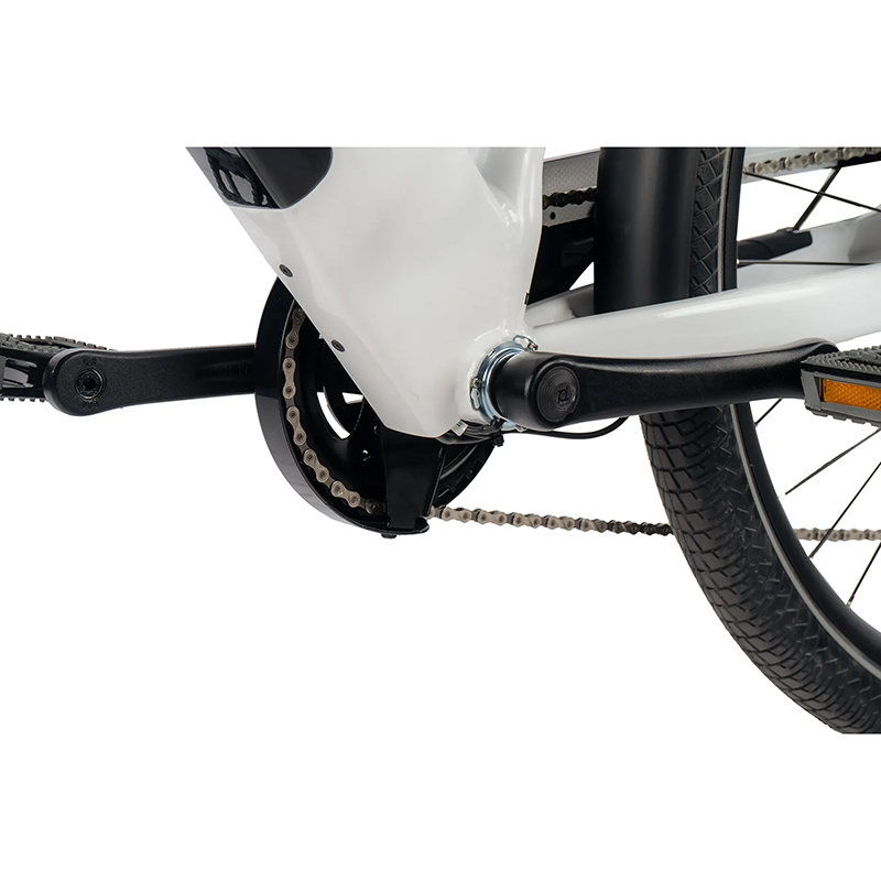 Velo electrique-vae VTC 29 Leader Fox sandy femme blanc brillant 9V moteur roue ar bafang 36V 45NM batterie 20AH (16,5'' - H43CM - taille s - pour adulte de 158CM à 168CM) - vue 5