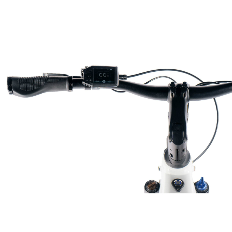 Velo electrique-vae VTC 29 Leader Fox sandy femme blanc brillant 9V moteur roue ar bafang 36V 45NM batterie 20AH (18'' - H46CM - taille m - pour adulte de 168CM à 178CM) - vue 7