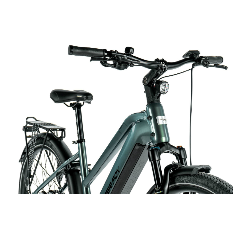 Velo electrique-vae VTC 29 Leader Fox sandy femme vert emeraude brillant 9V moteur roue ar bafang 36V 45NM batterie 20AH (18'' - H46CM - taille m - pour adulte de 168CM à 178CM) - vue 2