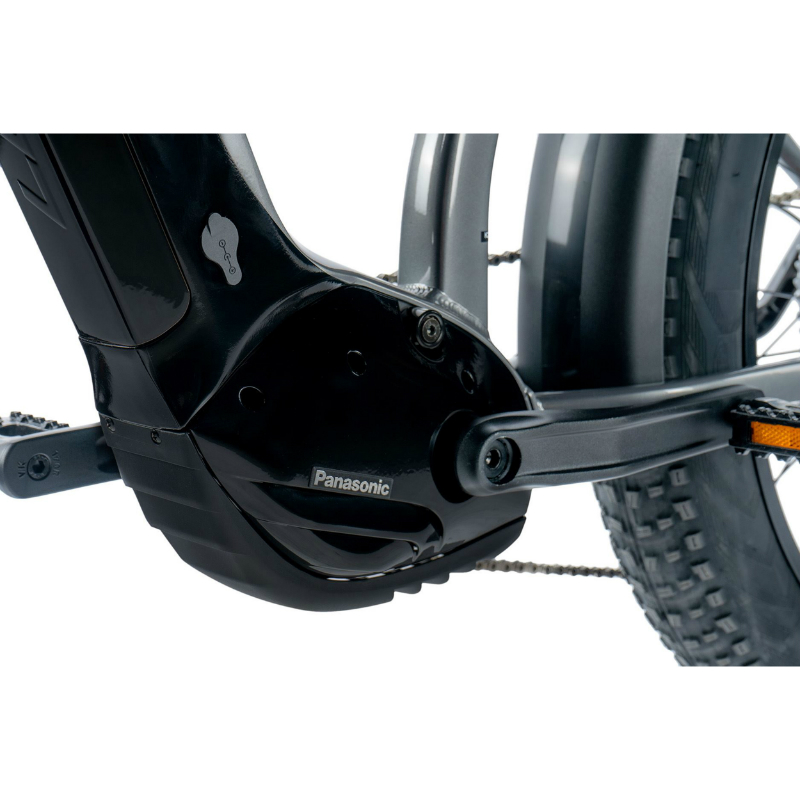 Velo electrique-vae VTT fat bike 26 Leader Fox brasa argent 11V moteur central panasonic GX ultimate 36V 95NM batterie 20AH (20'' - H47CM - taille l - pour adulte de 178CM à 190CM) - vue 5