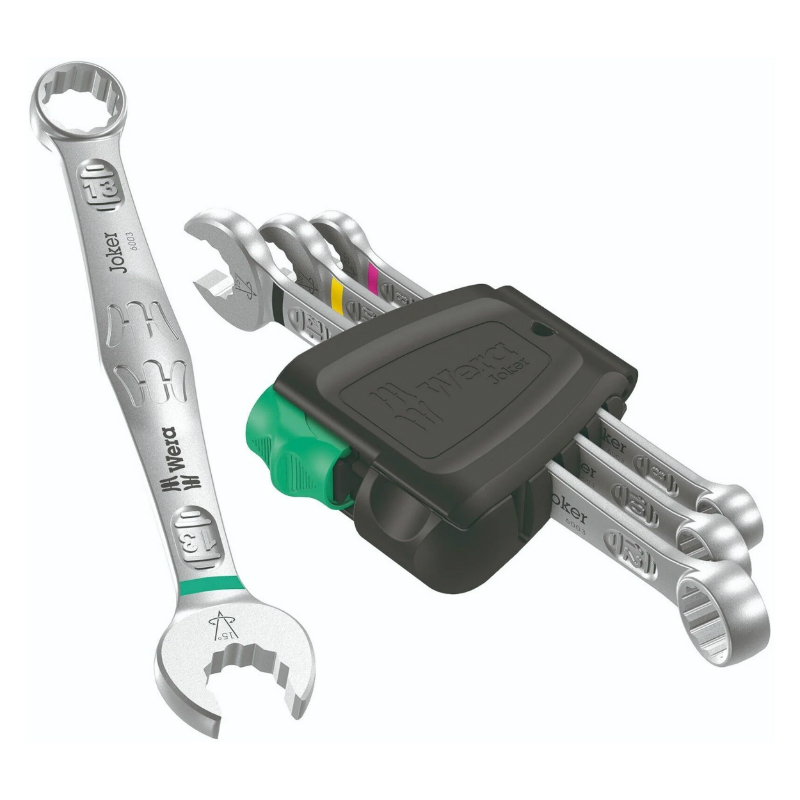 Clé mixte-plate double Wera 6003 Joker 8-10-12-13 mm Chrome-Molybdène (lot de 4) - vue 2
