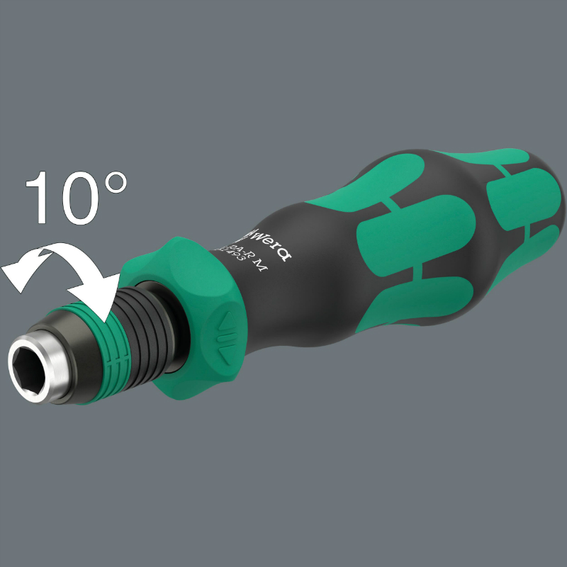 Tournevis porte-embout Wera 838 RA-R M 1-4 noir-vert avec rapidaptor - vue 2
