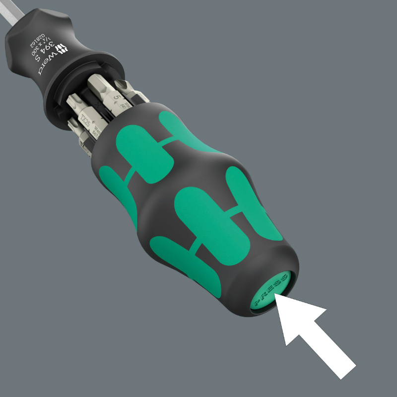Tournevis porte-embout Wera Kraftform Kompakt 27 XL SHK 1-4 lame 300 mm - vue 2