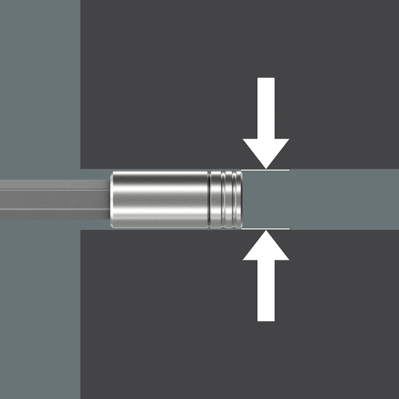 Tournevis porte-embout Wera Kraftform Kompakt 27 XL SHK 1-4 lame 300 mm - vue 7