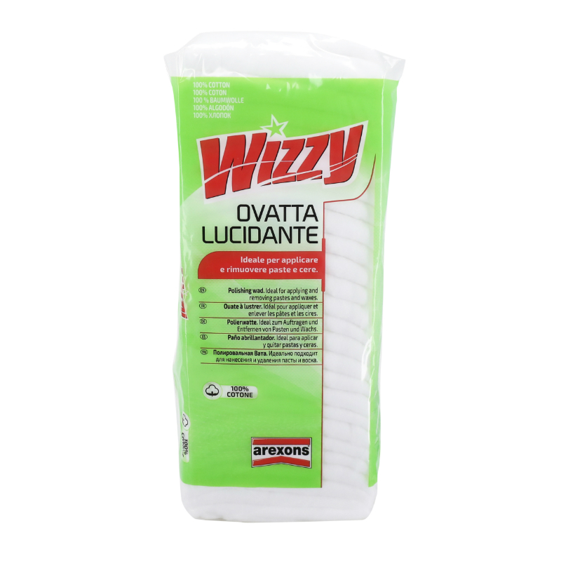 Ouate de polissage-lustrage Arexons Wizzy 100% coton 200 g