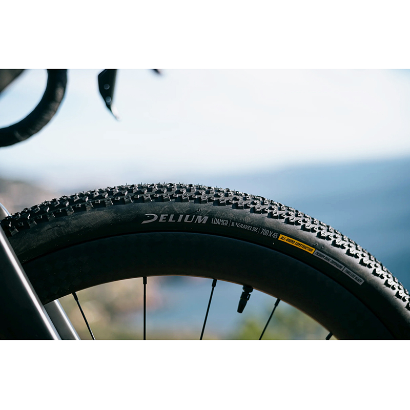 Pneu gravel 700 x 45 Deli loamer noir tubeless ready TS (45-622) - vue 5