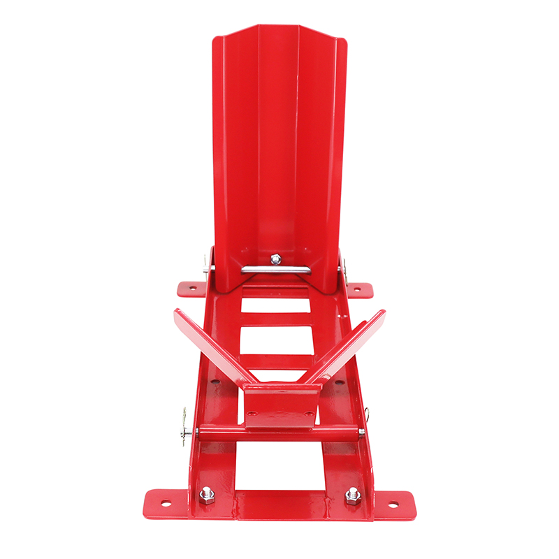Bloque-calé-étau de roue moto P2R avant réglable acier rouge 16-21 pouces - vue 4