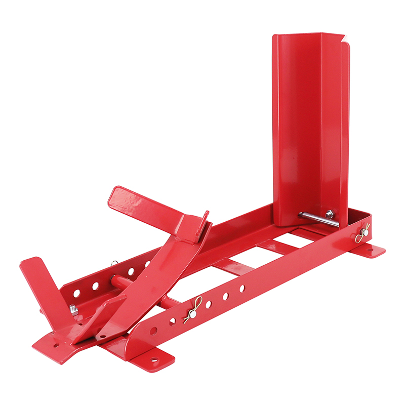 Bloque-calé-étau de roue moto P2R avant réglable acier rouge 16-21 pouces - vue 5