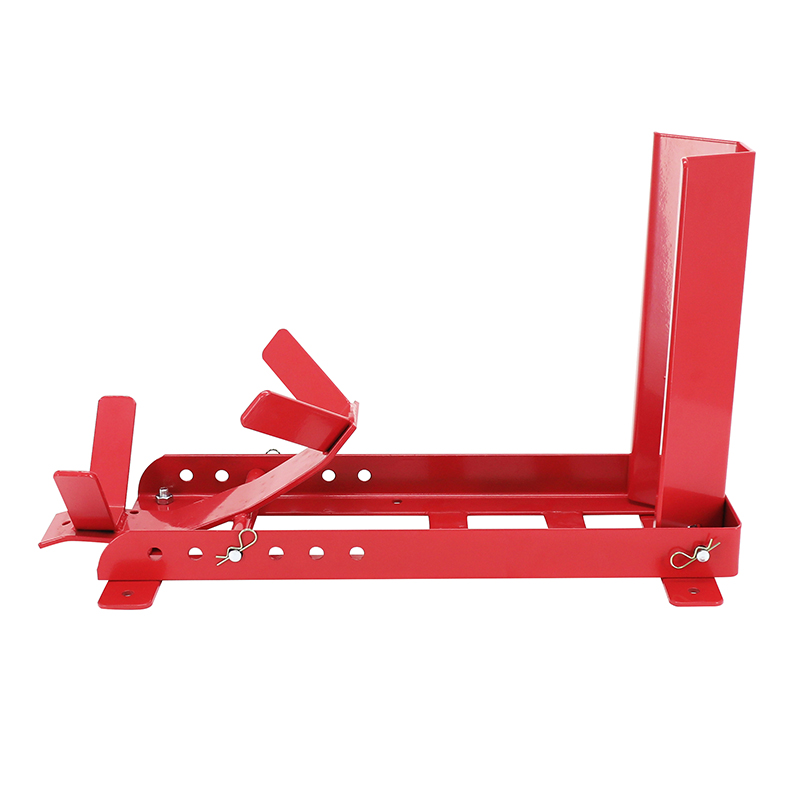 Bloque-calé-étau de roue moto P2R avant réglable acier rouge 16-21 pouces - vue 6