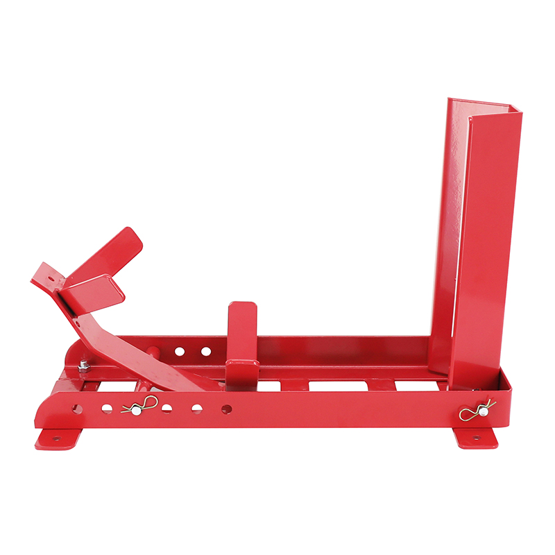 Bloque-calé-étau de roue moto P2R avant réglable acier rouge 16-21 pouces - vue 7